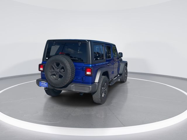 Used 2020 Blue Jeep Unlimited Sport S image 7