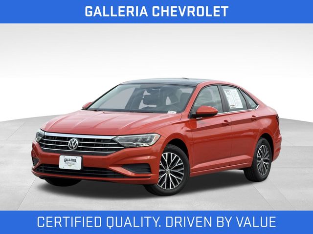 Habanero Orange Metallic 2021 Volkswagen Jetta Sedan Front-Wheel Drive 8-Speed Automatic