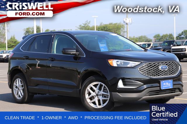 Black Metallic 2024 Ford Edge SUV / Crossover All-Wheel Drive 8-Speed Automatic