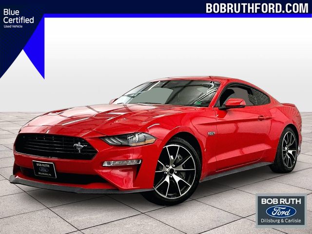 2021 Ford Mustang EcoBoost Premium Red at Grove City Ford