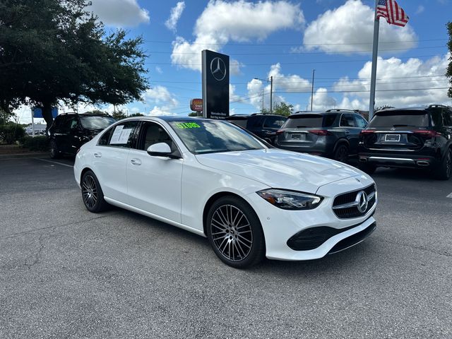 2025 Mercedes-Benz C-Class C 300 White at Bob King Buick GMC