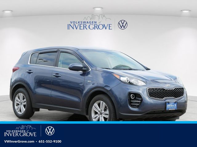 Pacific Blue 2018 Kia Sportage SUV / Crossover All-Wheel Drive 6-Speed Automatic Overdrive