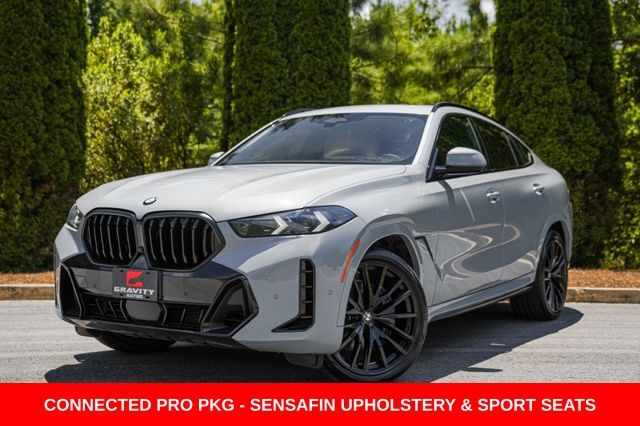 Gray 2025 BMW X6 SUV / Crossover All-Wheel Drive 8-Speed Automatic