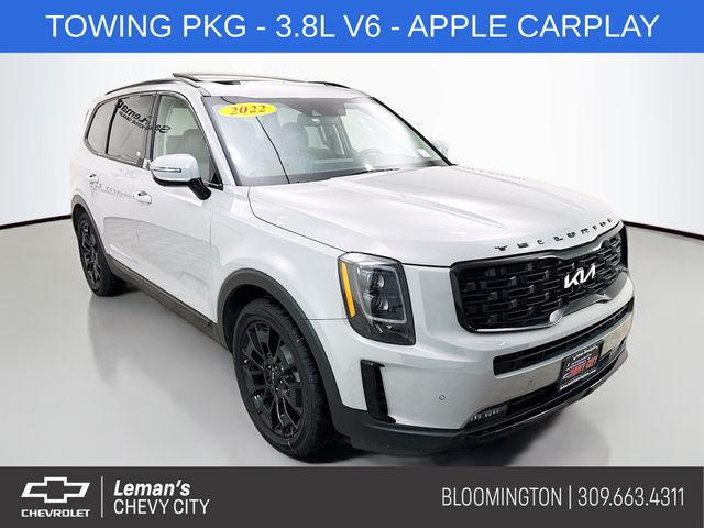 Wolf Gray 2022 Kia Telluride SX AWD SUV / Crossover All-Wheel Drive 8-Speed Automatic