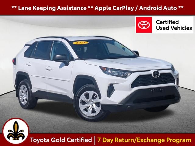 Super White 2021 Toyota RAV4 SUV / Crossover All-Wheel Drive 8-Speed Automatic
