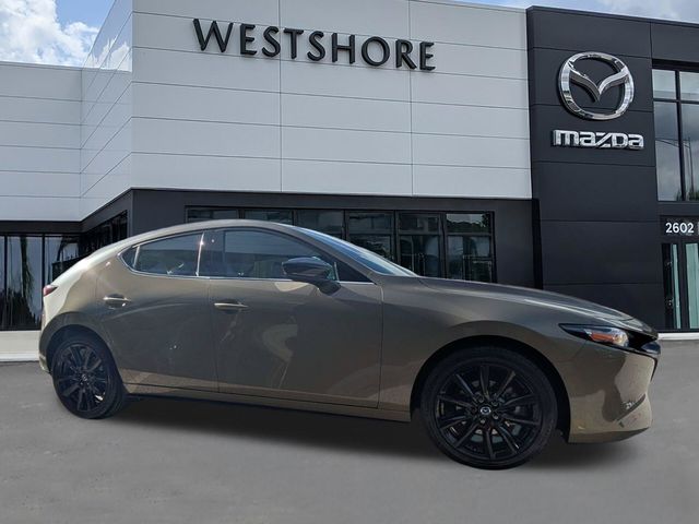 Sand Metallic 2025 Mazda MAZDA3 Hatchback All-Wheel Drive 6-Speed Automatic