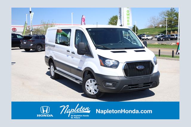 Oxford White 2024 Ford Transit Cargo 250 Low Roof LB RWD Van Rear-Wheel Drive