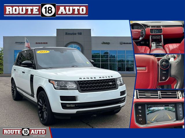 White 2015 Land Rover Range Rover SUV / Crossover Four-Wheel Drive 8-Speed Automatic