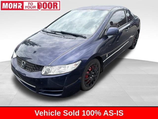 Blue 2009 Honda Civic Coupe Coupe Front-Wheel Drive 5-Speed Automatic
