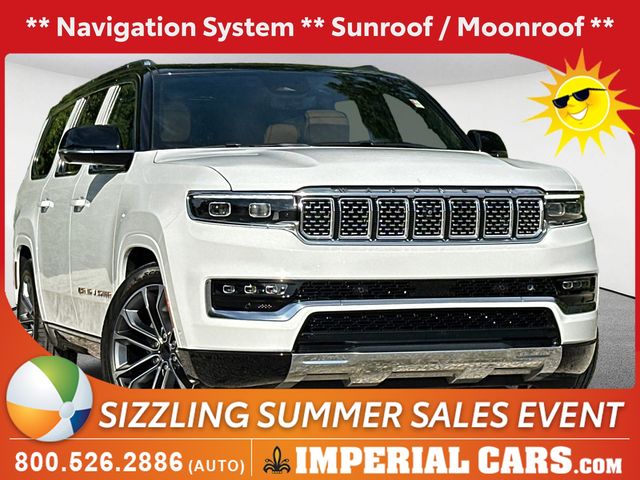 Bright White Clearcoat 2025 Jeep Grand Wagoneer L SUV / Crossover Four-Wheel Drive 8-Speed Automatic