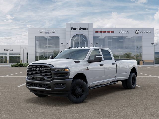 Bright White Clearcoat 2026 RAM 3500 Tradesman Crew Cab LB DRW 4WD Pickup Truck Four-Wheel Drive 8-Speed Automatic
