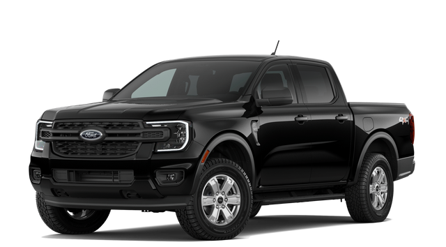 Shadow Black 2026 Ford Ranger Pickup Truck Four-Wheel Drive Automatic