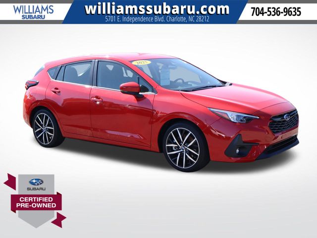 Pure Red 2025 Subaru Impreza Wagon All-Wheel Drive 8-Speed CVT