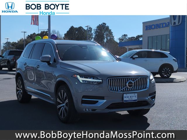 Gray 2025 Volvo XC90 B6 Plus Bright Theme 7-Passenger AWD SUV / Crossover All-Wheel Drive Automatic