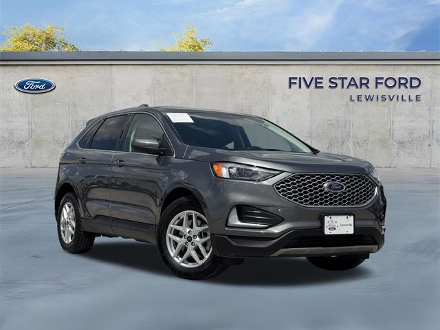 Gray Metallic 2024 Ford Edge SEL AWD SUV / Crossover All-Wheel Drive 8-Speed Automatic