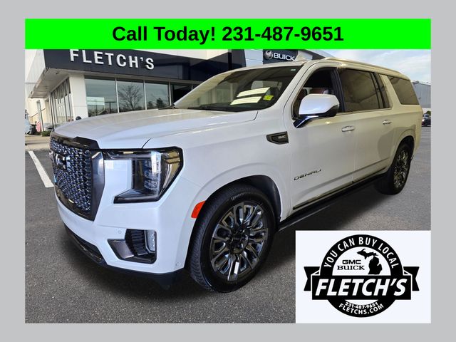 White Frost Tricoat 2024 GMC Yukon XL SUV / Crossover Four-Wheel Drive 