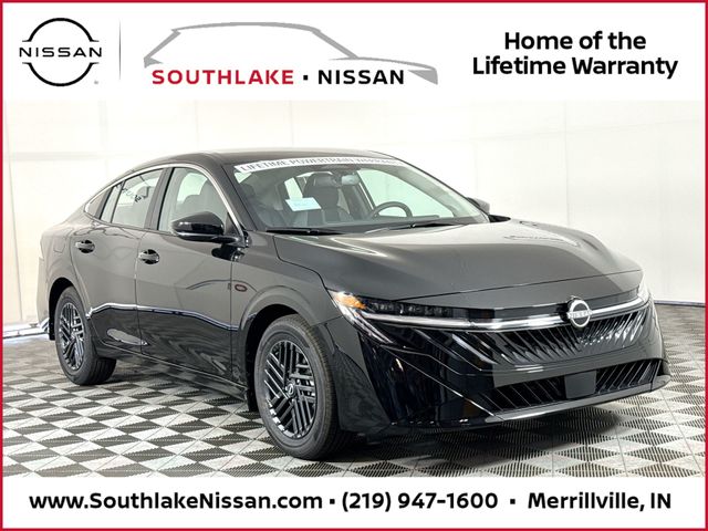 Super Black 2026 Nissan Sentra Sedan Front-Wheel Drive Continuously Variable Transmission