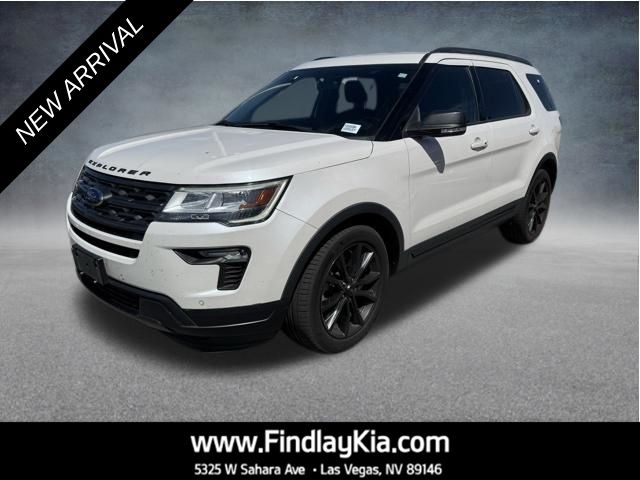White Platinum Clearcoat Metallic 2019 Ford Explorer XLT SUV / Crossover Front-Wheel Drive 6-Speed Automatic