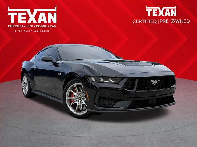 2024 Ford Mustang GT Premium Black at Central Houston Nissan
