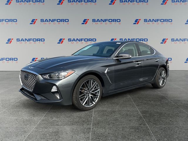 Himalayan Gray 2019 Genesis G70 2.0T Advanced RWD Sedan Rear-Wheel Drive 8-Speed Automatic