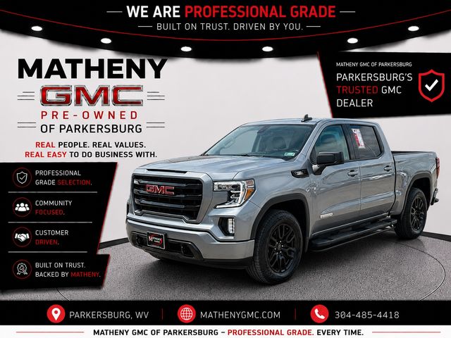 Gray (Satin Steel Metallic) 2021 GMC Sierra 1500 Pickup Truck Four-Wheel Drive Automatic