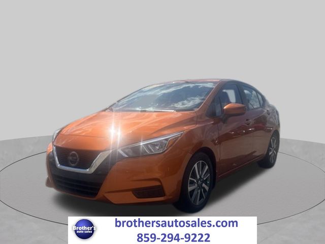 Monarch Orange Pearl Met 2020 Nissan Versa Sedan Front-Wheel Drive Continuously Variable Transmission