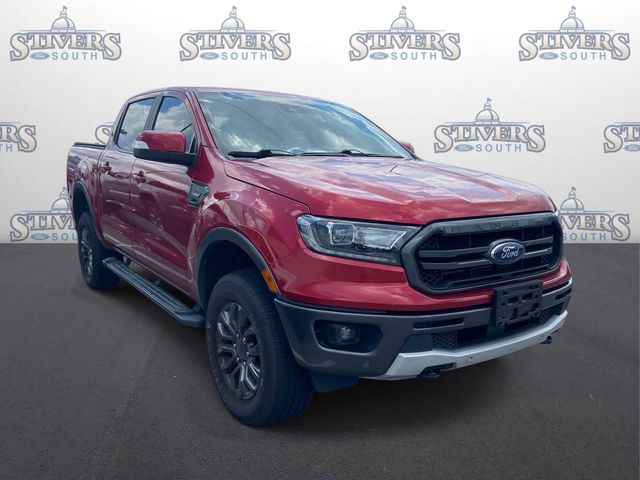 Red Metallic 2021 Ford Ranger Pickup Truck Four-Wheel Drive Automatic