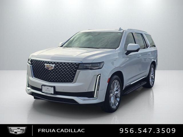 Crystal White Tricoat 2023 Cadillac Escalade SUV / Crossover Rear-Wheel Drive Automatic