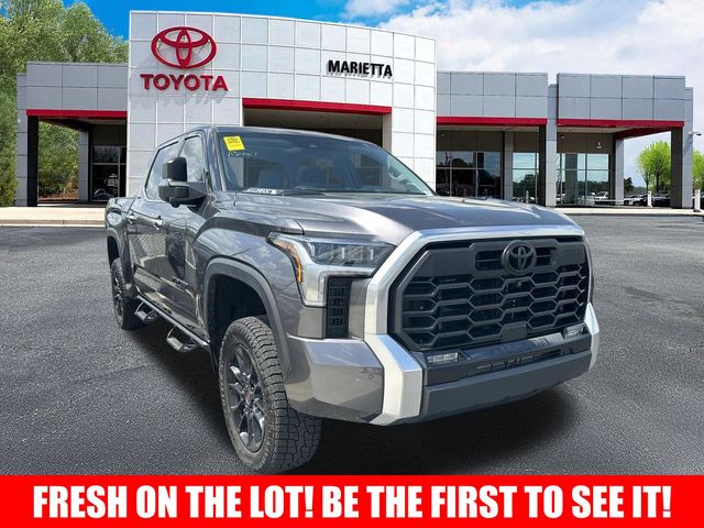 Magnetic Gray Metallic 2023 Toyota Tundra Hybrid Limited HV CrewMax Cab 4WD Pickup Truck Four-Wheel Drive Automatic