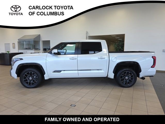 White (Wind Chill Pearl) 2024 Toyota Tundra Hybrid Pickup Truck Four-Wheel Drive Automatic