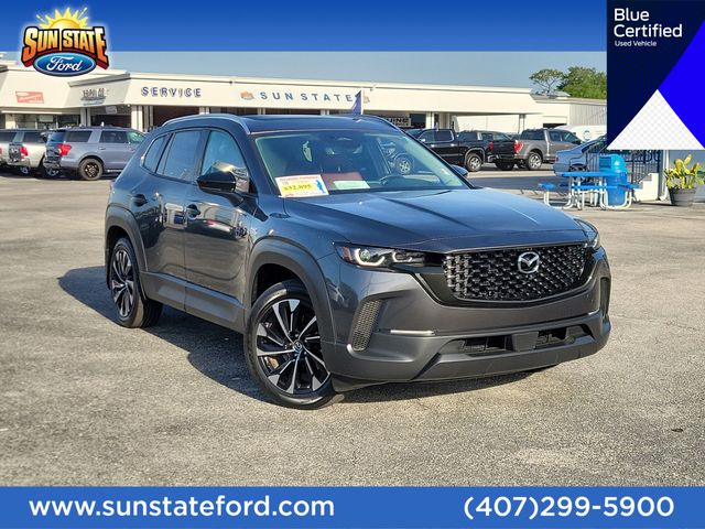 Machine Gray 2025 Mazda CX-50 Hybrid Premium Plus AWD SUV / Crossover All-Wheel Drive Continuously Variable Transmission