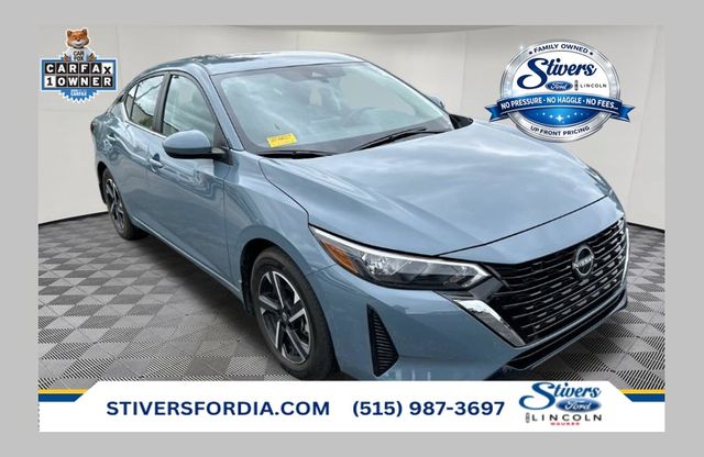 Atlantic Gray Metallic 2025 Nissan Sentra Sedan Front-Wheel Drive Continuously Variable Transmission