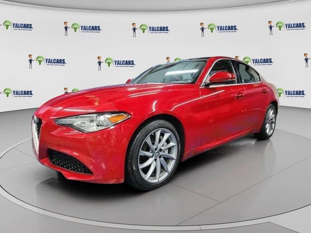 Rosso Alfa 2017 Alfa Romeo Giulia Ti AWD Sedan All-Wheel Drive 8-Speed Automatic