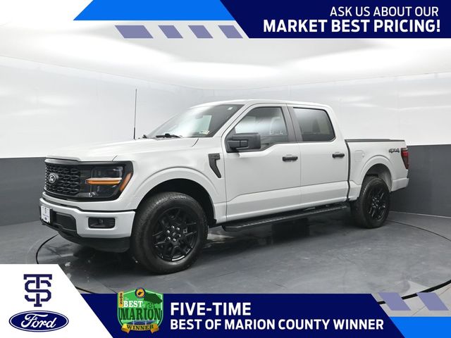 White 2024 Ford F-150 Pickup Truck Four-Wheel Drive Automatic