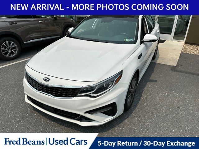 Snow White Pearl 2020 Kia Optima Sedan Front-Wheel Drive 7-Speed Automatic