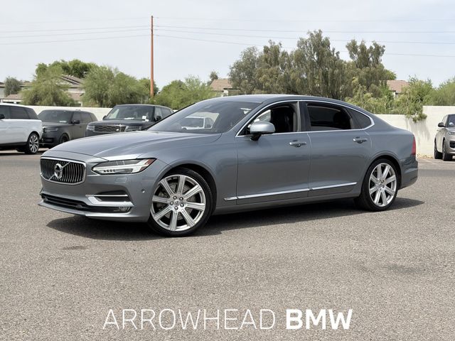Gray Metallic 2018 Volvo S90 T6 Inscription AWD Sedan All-Wheel Drive Automatic