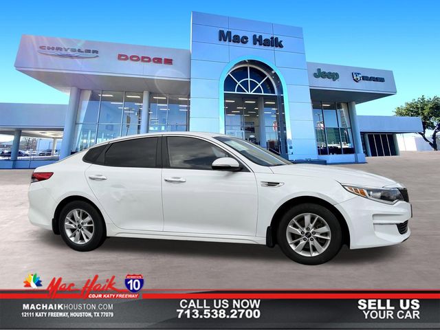 Snow White Pearl 2016 Kia Optima LX Sedan Front-Wheel Drive 6-Speed Automatic