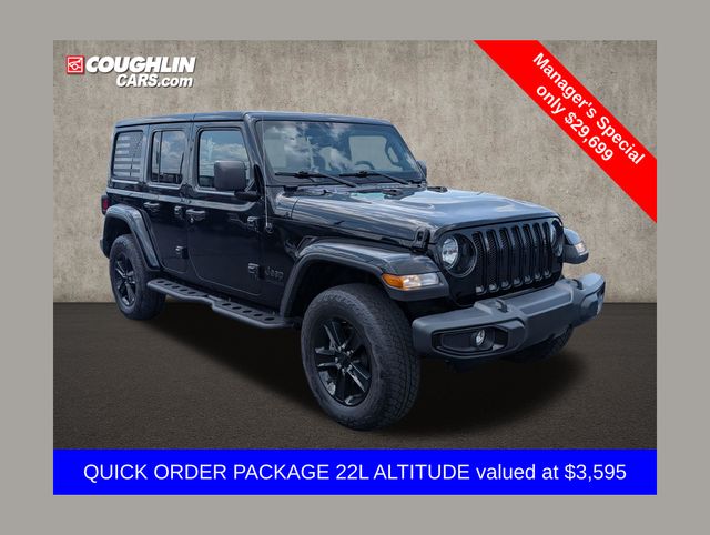Black Clearcoat 2021 Jeep Wrangler SUV / Crossover Four-Wheel Drive 8-Speed Automatic