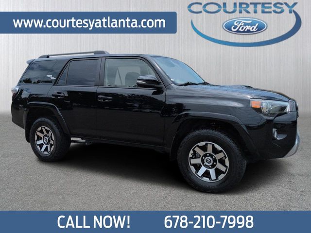 Midnight Black Metallic 2019 Toyota 4Runner SUV / Crossover Four-Wheel Drive 5-Speed Automatic Overdrive