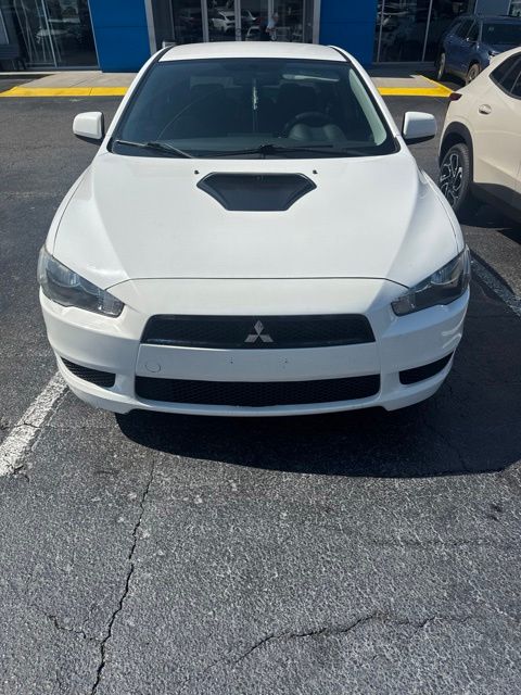 White 2013 Mitsubishi Lancer Sedan Front-Wheel Drive 5-Speed Manual