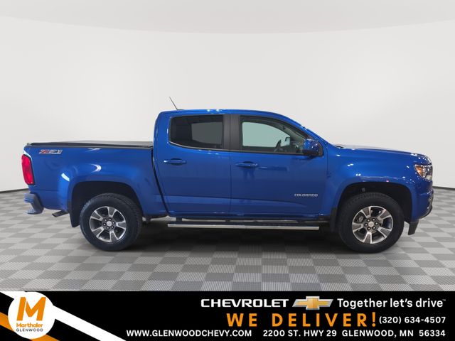 Kinetic Blue Metallic 2019 Chevrolet Colorado Z71 Crew Cab 4WD Pickup Truck Four-Wheel Drive 8-Speed Automatic