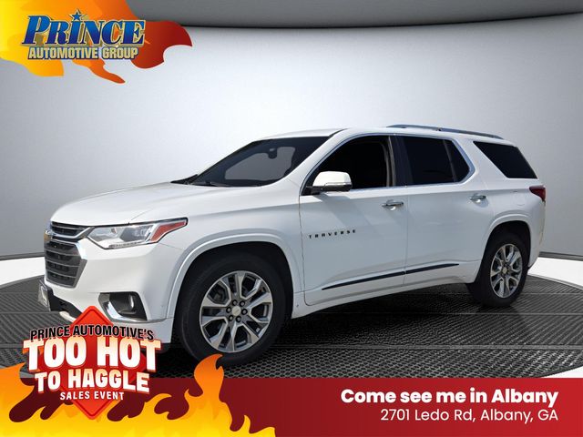 Summit White 2019 Chevrolet Traverse SUV / Crossover Four-Wheel Drive 9-Speed Automatic