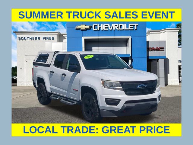 Summit White 2019 Chevrolet Colorado Pickup Truck Four-Wheel Drive 8-Speed Automatic