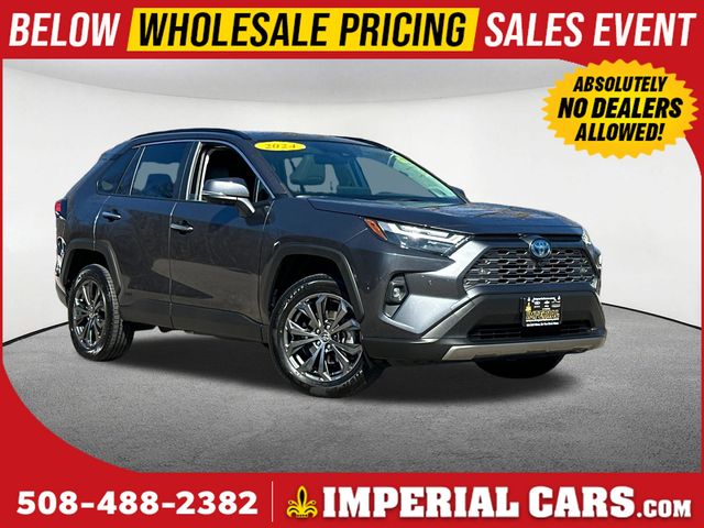 Magnetic Gray Metallic/Midnight Black Metallic 2024 Toyota RAV4 Hybrid Limited AWD SUV / Crossover All-Wheel Drive Continuously Variable Transmission