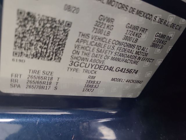 2020 – Chevrolet – Silverado 1500