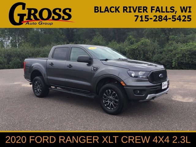 Gray (Magnetic) 2020 Ford Ranger Pickup Truck Four-Wheel Drive Automatic