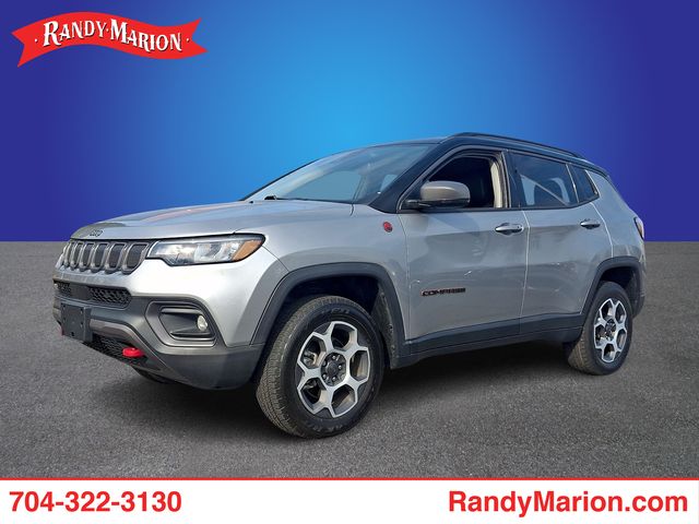 Billet Silver Metallic Clearcoat 2022 Jeep Compass Trailhawk 4WD SUV / Crossover Four-Wheel Drive 9-Speed Automatic