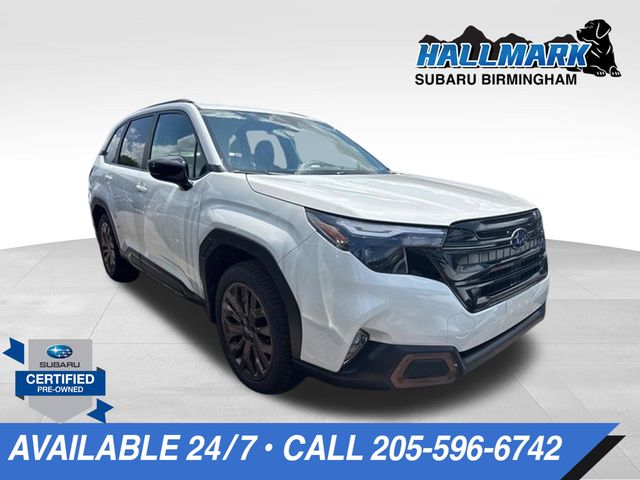 Crystal White Pearl 2026 Subaru Forester SUV / Crossover All-Wheel Drive Continuously Variable Transmission