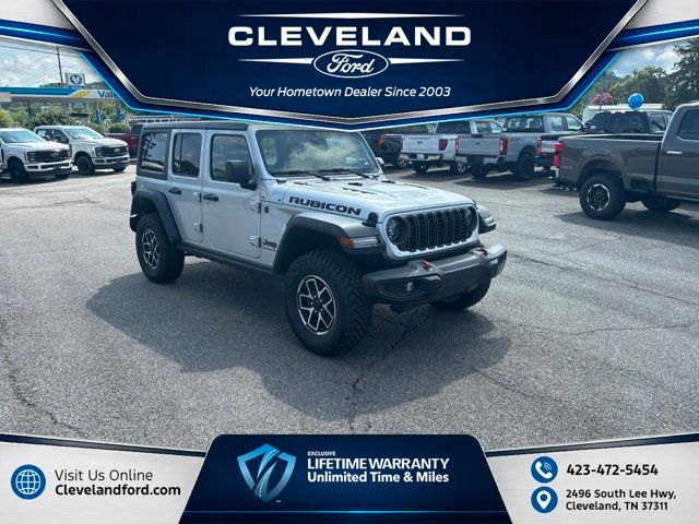 Silver Zynith Clearcoat 2024 Jeep Wrangler SUV / Crossover Four-Wheel Drive 8-Speed Automatic