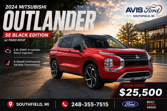  2024 Mitsubishi Outlander SE Black Edition S-AWC   